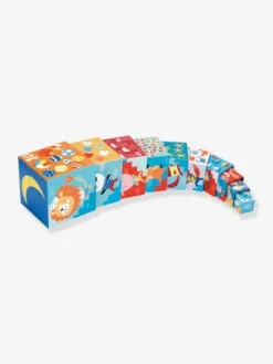 10 Cubes Plage DJECO Bleu - Djeco -Magasin De Produits Pour Bébés De Qualité 10 cubes plage djeco 3