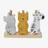 Animaux à Empiler Jungle En Bois FSC® Multicolore - Jungle - Vertbaudet