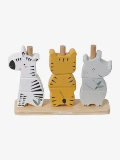 Animaux à Empiler Jungle En Bois FSC® Multicolore - Jungle - Vertbaudet -Magasin De Produits Pour Bébés De Qualité animaux a empiler jungle en bois fsc 2