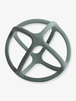 Balle De Dentition En Silicone - MUSHIE Bleu - Mushie -Magasin De Produits Pour Bébés De Qualité balle de dentition en silicone mushie 2