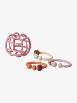 Balle Et Anneaux De Dentition En Silicone Multicolor - Vertbaudet -Magasin De Produits Pour Bébés De Qualité balle et anneaux de dentition en silicone 2
