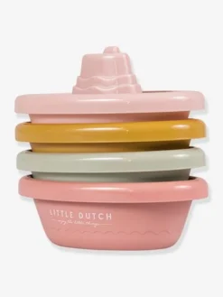 Bateaux De Bain à Empiler - LITTLE DUTCH Rose - Little Dutch -Magasin De Produits Pour Bébés De Qualité bateaux de bain a empiler little dutch 3