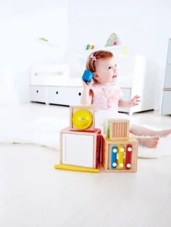 Boîtes Gigognes Musicales HAPE Rouge - Hape -Magasin De Produits Pour Bébés De Qualité boites gigognes musicales hape 3
