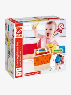 Boîtes Gigognes Musicales HAPE Rouge - Hape -Magasin De Produits Pour Bébés De Qualité boites gigognes musicales hape 4