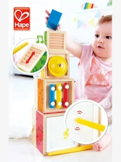 Boîtes Gigognes Musicales HAPE Rouge - Hape -Magasin De Produits Pour Bébés De Qualité boites gigognes musicales hape 5