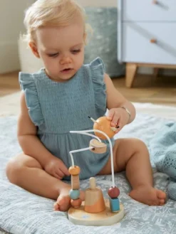 Boulier Les Amis De La Forêt En Bois FSC® Beige - Vertbaudet -Magasin De Produits Pour Bébés De Qualité boulier les amis de la foret en bois fsc 4