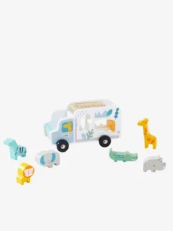 Camion D'encastrement Jungle En Bois FSC® Multicolore - Vertbaudet -Magasin De Produits Pour Bébés De Qualité camion dencastrement jungle en bois fsc 4