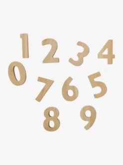 Chiffres En Bambou Beige - Vertbaudet