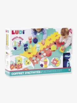 Coffret D'activités Tapis Quille Et Formes LUDI Multicolore - Ludi -Magasin De Produits Pour Bébés De Qualité coffret dactivites tapis quille et formes ludi 4