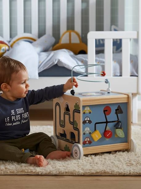 Cube D'activités à Tirer EN VOITURE SIMON En Bois FSC® Multicolore - Vertbaudet 1 Cube D'activités à Tirer EN VOITURE SIMON En Bois FSC® Multicolore - Vertbaudet