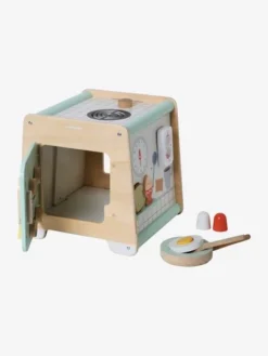 Cube D'activités Cuisinette En Bois FSC® Beige - Vertbaudet -Magasin De Produits Pour Bébés De Qualité cube dactivites cuisinette en bois fsc 3