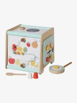 Cube D'activités Cuisinette En Bois FSC® Beige - Vertbaudet -Magasin De Produits Pour Bébés De Qualité cube dactivites cuisinette en bois fsc 4