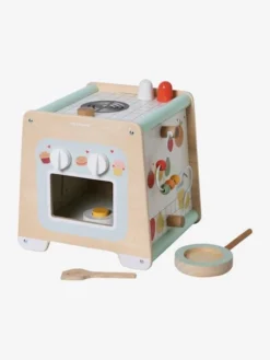 Cube D'activités Cuisinette En Bois FSC® Beige - Vertbaudet -Magasin De Produits Pour Bébés De Qualité cube dactivites cuisinette en bois fsc 5