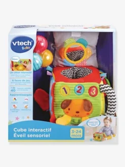 Cube Interactif éveil Sensoriel VTECH Multicolore - Toutes Les Marques -Magasin De Produits Pour Bébés De Qualité cube interactif eveil sensoriel vtech 2