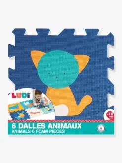 Dalles 6 Animaux LUDI Multicolore - Ludi -Magasin De Produits Pour Bébés De Qualité dalles 6 animaux ludi 3