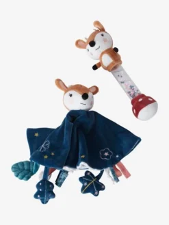 Doudou + Bâton De Pluie Forêt Enchantée Multicolore - Vertbaudet -Magasin De Produits Pour Bébés De Qualité doudou baton de pluie foret enchantee 2