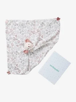 Doudou Carré En Gaze De Coton GRENIER Blanc - Vertbaudet -Magasin De Produits Pour Bébés De Qualité doudou carre en gaze de coton grenier 3