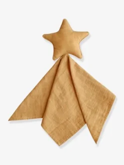 Doudou Lange étoile - MUSHIE Beige - Mushie -Magasin De Produits Pour Bébés De Qualité doudou lange etoile mushie 2
