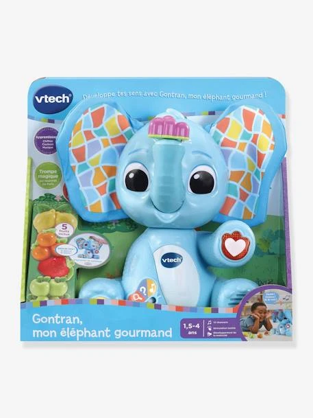 Gontran, Mon éléphant Gourmand - VTECH Bleu - Toutes Les Marques 2 Gontran, Mon éléphant Gourmand - VTECH Bleu - Toutes Les Marques – Image 2