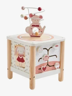 Grand Cube D'activités GRENIER En Bois FSC® Blanc - Vertbaudet -Magasin De Produits Pour Bébés De Qualité grand cube dactivites grenier en bois fsc 2