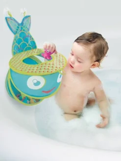 Grand Filet De Bain Poisson LUDI Bleu - Ludi -Magasin De Produits Pour Bébés De Qualité grand filet de bain poisson ludi 3