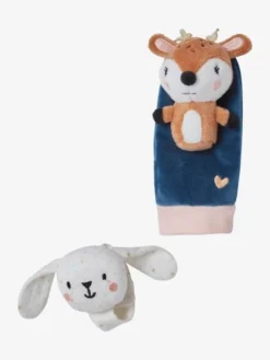 Hochets Mains Et Pieds Forêt Enchantée Multicolore - Vertbaudet -Magasin De Produits Pour Bébés De Qualité hochets mains et pieds foret enchantee 4