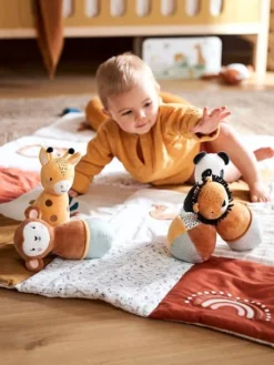 Jeu De Quilles En Tissu TANZANIE Multicolore - Vertbaudet -Magasin De Produits Pour Bébés De Qualité jeu de quilles en tissu tanzanie 3