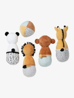 Jeu De Quilles En Tissu TANZANIE Multicolore - Vertbaudet -Magasin De Produits Pour Bébés De Qualité jeu de quilles en tissu tanzanie 5