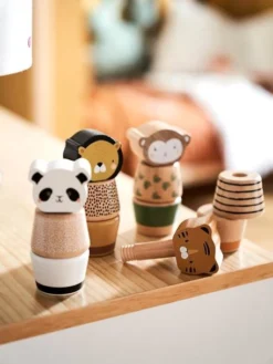 Jeu Des Animaux à Visser En Bois FSC® Multicolore - Tanzanie - Vertbaudet -Magasin De Produits Pour Bébés De Qualité jeu des animaux a visser en bois fsc 5
