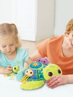 Juju, Maman Tortue éveil Des Sens - VTECH Multicolore - Toutes Les Marques -Magasin De Produits Pour Bébés De Qualité juju maman tortue eveil des sens vtech 2