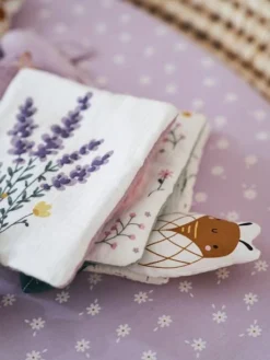 Livre D'activités En Gaze De Coton DOUCE PROVENCE Violet - Douce Provence - Vertbaudet -Magasin De Produits Pour Bébés De Qualité livre dactivites en gaze de coton douce provence 2