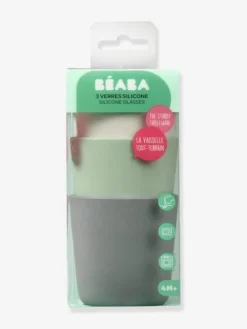 Lot De 3 Verres En Silicone BEABA Multicolore - Beaba -Magasin De Produits Pour Bébés De Qualité lot de 3 verres en silicone beaba 2