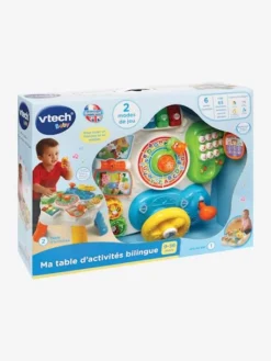 Ma Table D'activités Bilingue VTECH Multicolore - Toutes Les Marques -Magasin De Produits Pour Bébés De Qualité ma table dactivites bilingue vtech 3