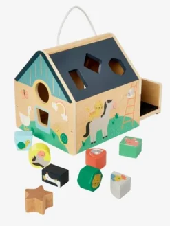Maison Des Formes En Bois FSC® Multicolore - Vertbaudet -Magasin De Produits Pour Bébés De Qualité maison des formes en bois fsc 3
