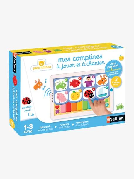 Mes Comptines à Jouer Et à Chanter NATHAN Multicolore - Nathan 4 Mes Comptines à Jouer Et à Chanter NATHAN Multicolore - Nathan -Magasin De Produits Pour Bébés De Qualité mes comptines a jouer et a chanter nathan