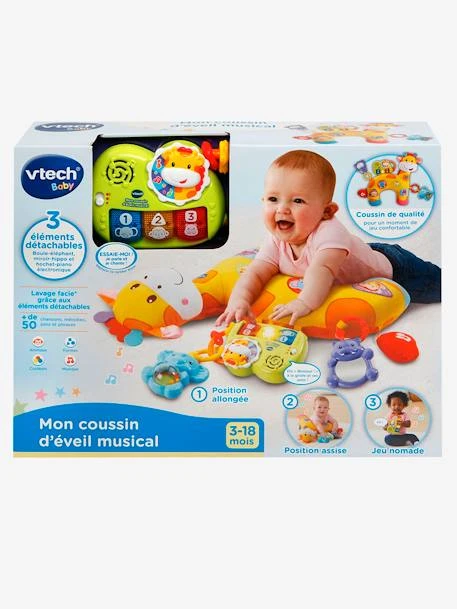 Mon Coussin D’éveil Musical VTECH Multicolore - Toutes Les Marques 4 Mon Coussin D’éveil Musical VTECH Multicolore - Toutes Les Marques – Image 4