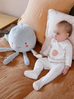 Peluche Pieuvre D'activités Géante Eau Salée Gris - Vertbaudet -Magasin De Produits Pour Bébés De Qualité peluche pieuvre dactivites geante eau salee 3