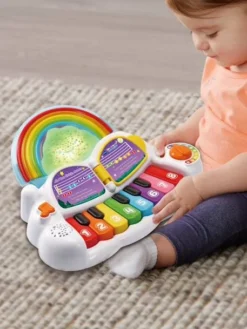 Piano Arc-en-ciel Lumi Magique - VTECH Multicolore - Toutes Les Marques -Magasin De Produits Pour Bébés De Qualité piano arc en ciel lumi magique vtech 2