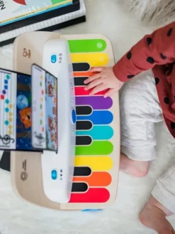 Piano Connecté Magic Touch - HAPE Blanc - Hape -Magasin De Produits Pour Bébés De Qualité piano connecte magic touch hape 3