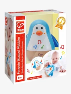 Pingouin Culbuto Musical HAPE Bleu - Hape -Magasin De Produits Pour Bébés De Qualité pingouin culbuto musical hape 4