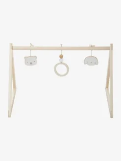 Portique D'éveil Base Triangle En Bois FSC® Beige - Vertbaudet -Magasin De Produits Pour Bébés De Qualité portique deveil base triangle en bois fsc 4