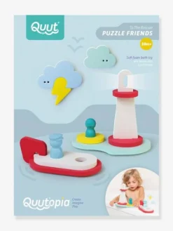 Puzzle De Bain Friends - QUUT Bleu - Quut -Magasin De Produits Pour Bébés De Qualité puzzle de bain friends quut 4