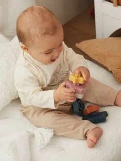 Pyramide D'étoiles à Empiler En Silicone Multicolor - Vertbaudet -Magasin De Produits Pour Bébés De Qualité pyramide detoiles a empiler en silicone 2