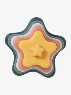 Pyramide D'étoiles à Empiler En Silicone Multicolor - Vertbaudet -Magasin De Produits Pour Bébés De Qualité pyramide detoiles a empiler en silicone 5