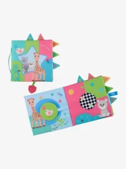 Sensitive Book Sophie La Girafe VULLI Bleu - Sophie La Girafe -Magasin De Produits Pour Bébés De Qualité sensitive book sophie la girafe vulli 2