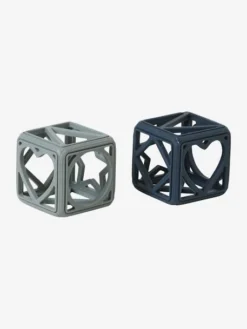 Set De 2 Cubes En Silicone Bleu - Vertbaudet -Magasin De Produits Pour Bébés De Qualité set de 2 cubes en silicone 2