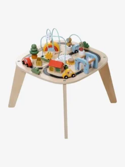Table D'activités Circuit De Voitures En Bois FSC® Beige - Vertbaudet -Magasin De Produits Pour Bébés De Qualité table dactivites circuit de voitures en bois fsc 3