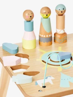 Table D'activités Petits Sioux En Bois FSC® Multicolore - Vertbaudet -Magasin De Produits Pour Bébés De Qualité table dactivites petits sioux en bois fsc 4