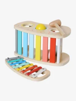 Tap Tap Xylophone 2 En 1 En Bois FSC® Multicolore - Vertbaudet -Magasin De Produits Pour Bébés De Qualité tap tap xylophone 2 en 1 en bois fsc 2