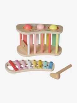 Tap Tap Xylophone 2 En 1 En Bois FSC® Multicolore - Vertbaudet -Magasin De Produits Pour Bébés De Qualité tap tap xylophone 2 en 1 en bois fsc 5